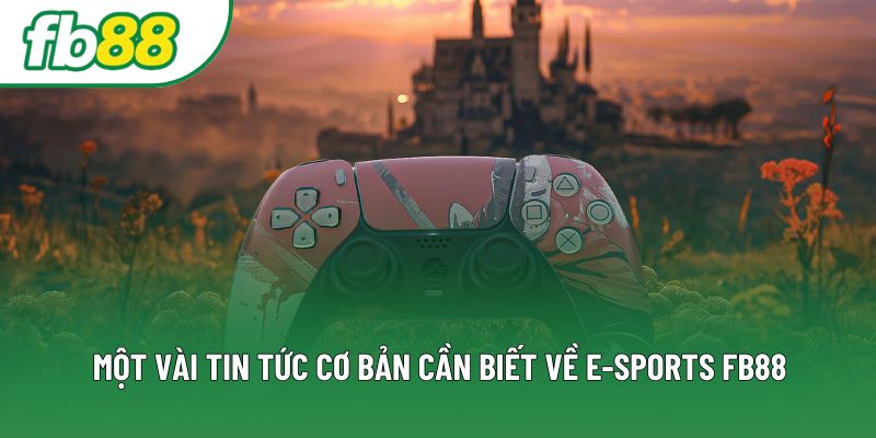 Một vài tin tức cơ bản cần biết về e-sports fb88